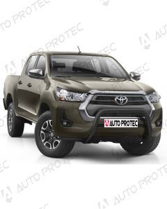 AutoProtec Front black bar type D - Toyota Hilux 2020-