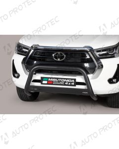 MISUTONIDA Frontbügel schwarz Toyota Hilux 63 mm 2020-