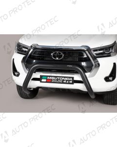MISUTONIDA Frontbügel schwarz Toyota Hilux 76 mm 2020-