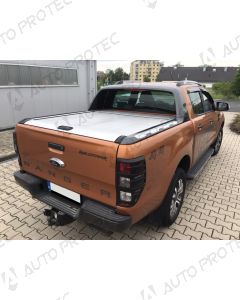 Mountain Top Roll Cover silver - Ford Ranger Wildtrak