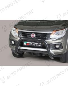 MISUTONIDA Frontbügel schwarz Fiat Fullback 76 mm