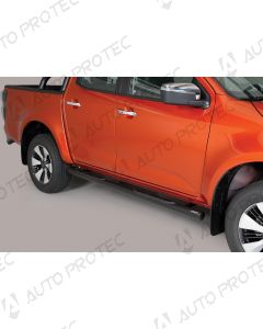 MISUTONIDA Schwellerrohre schwarz - 76 mm Isuzu D-Max 2020-