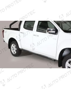 MISUTONIDA Schwellerrohre schwarz - oval Isuzu D-Max