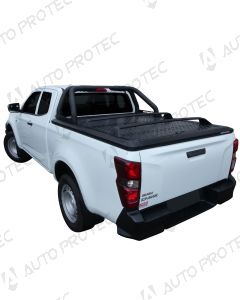 UpStone Black Aluminium Tonneau Cover - Isuzu D-Max SC 2020-